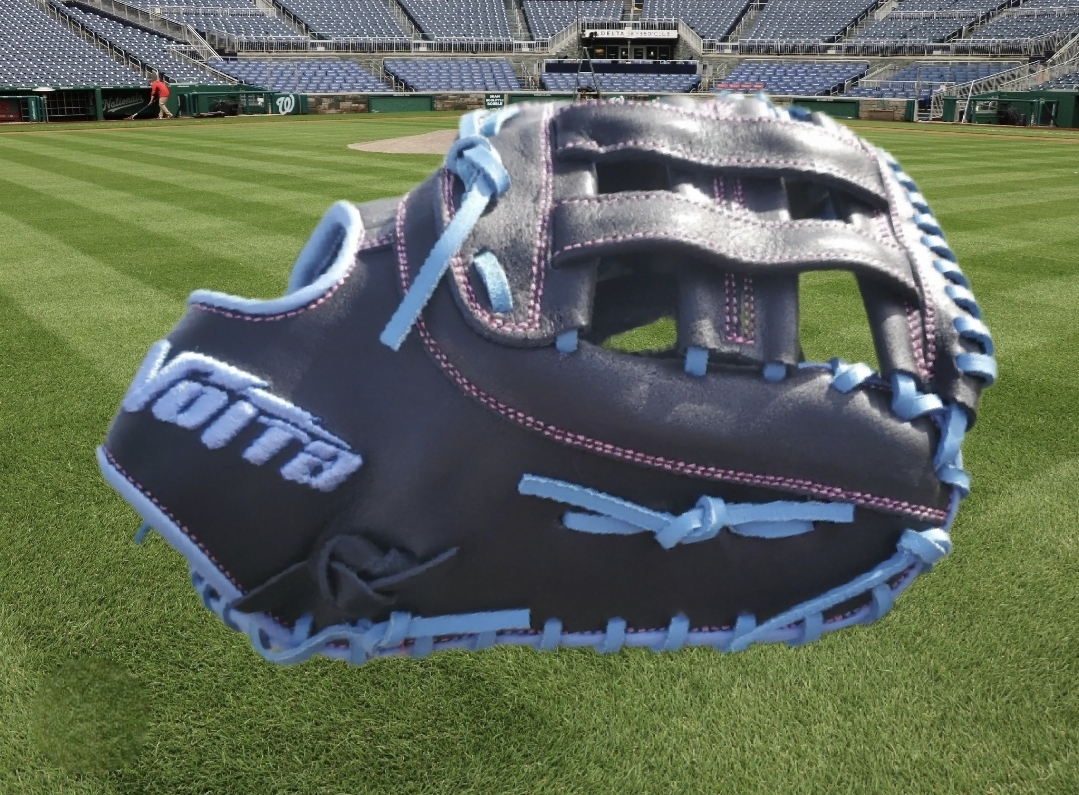 Black and Teal First Baseman's Glove